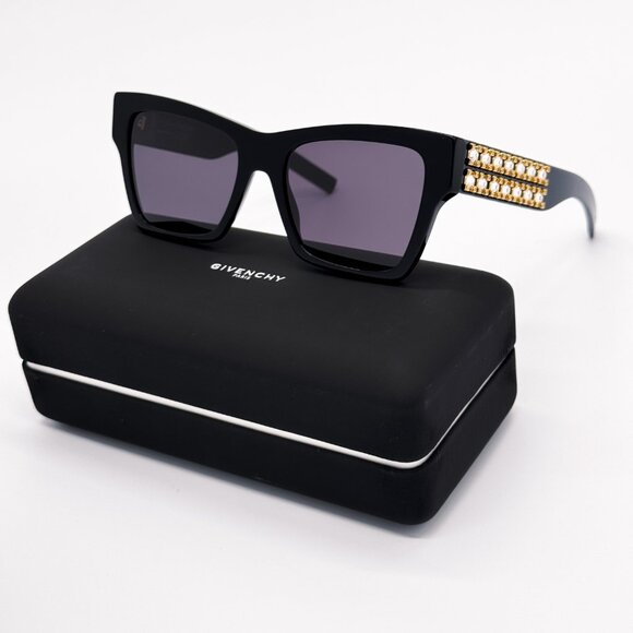 NEW GIVENCHY GV40076I 01A BLACK WOMEN SUNGLASSES GIVENCHY - Picture 1 of 10